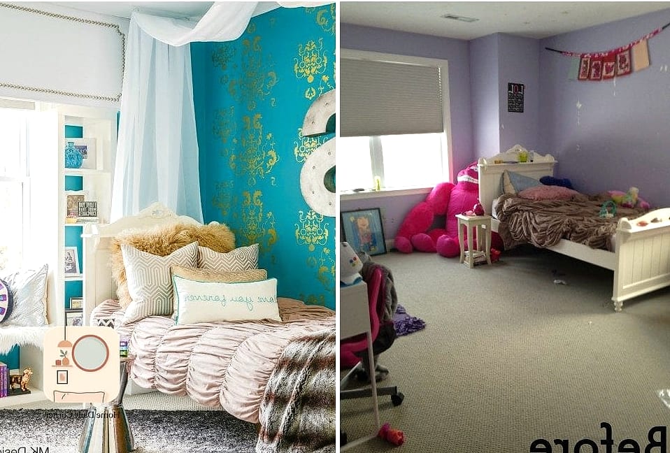 13 Bedroom Interior Before and After Transformations to Inspire 6 Teenager's Room Grows Up Without a Full Renovation