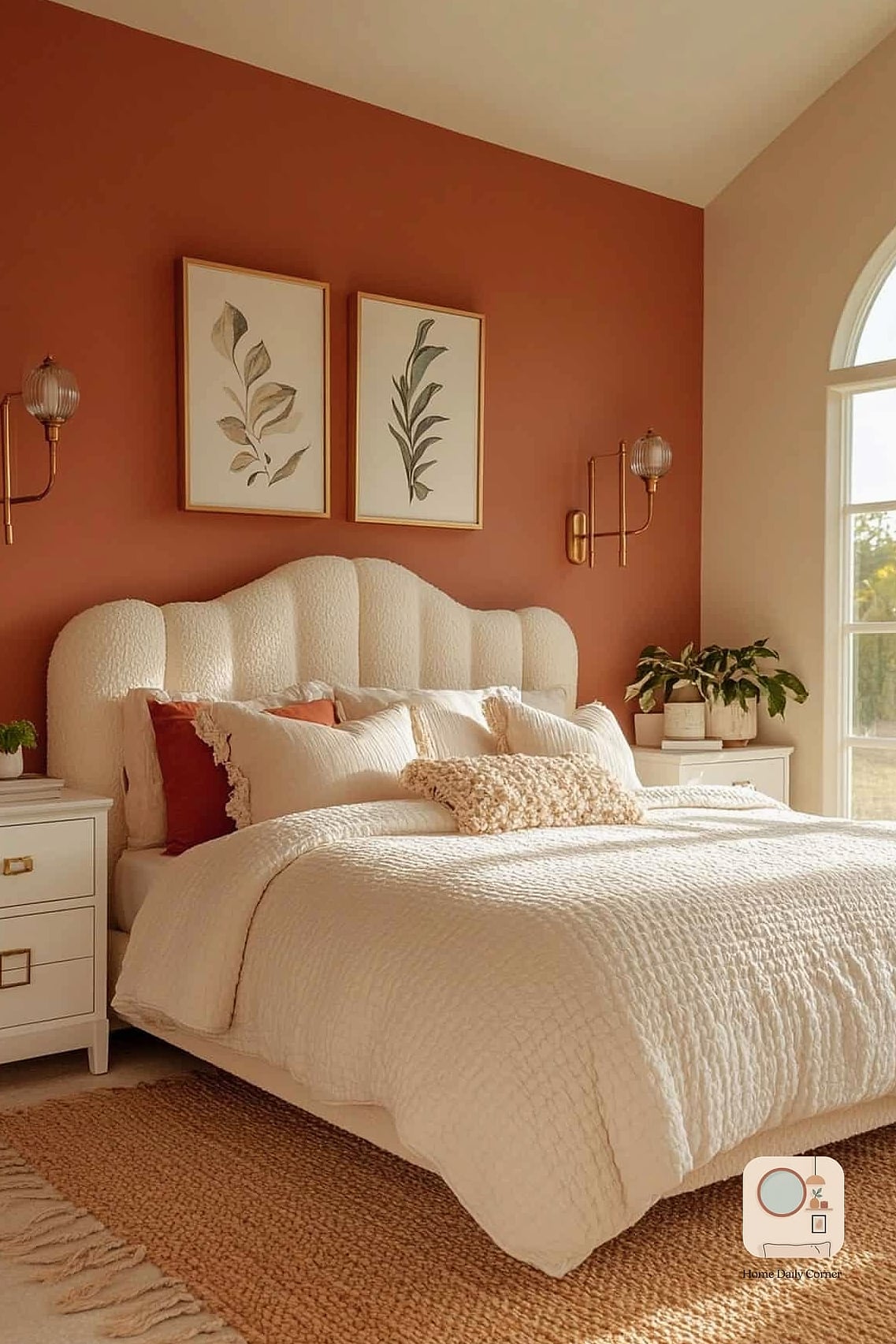 25 Western Bedroom Decor Looks We're Obsessed With This Year 20 Terracotta and Cream Layering