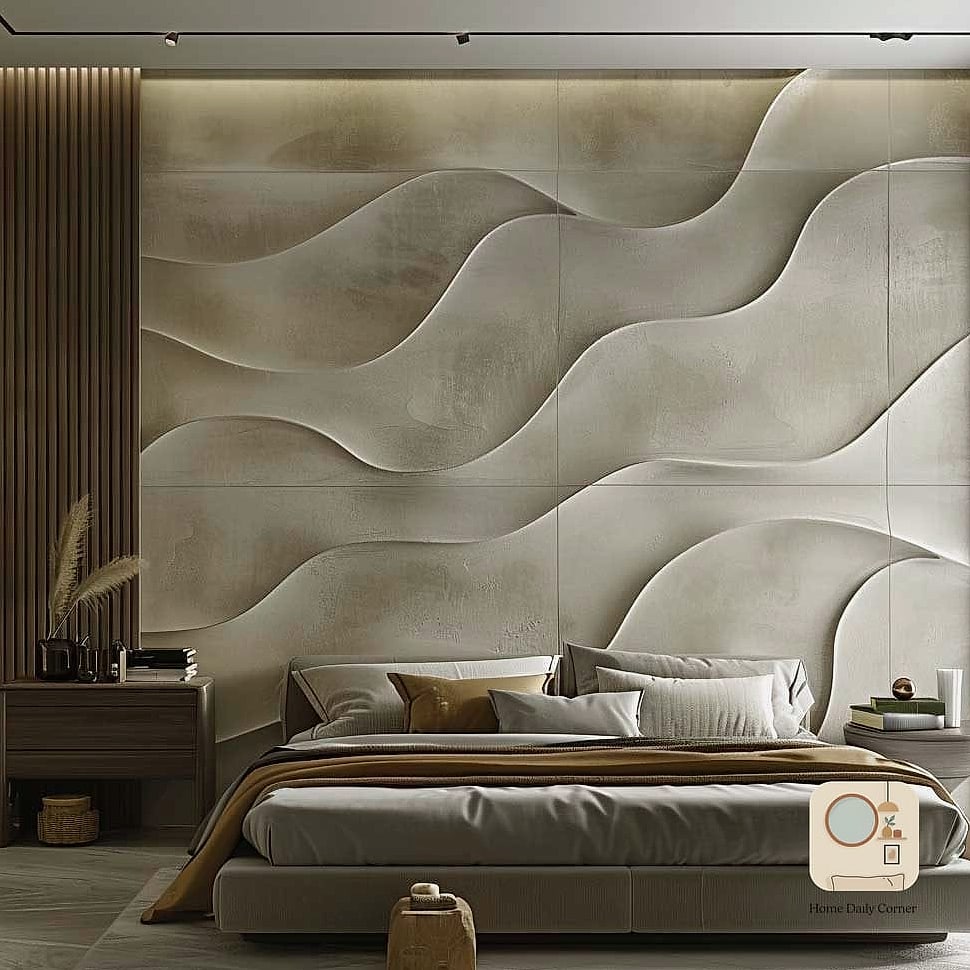 21 Decor Bedroom Designs You Need to See Right Now 20 Textured Wall Paneling