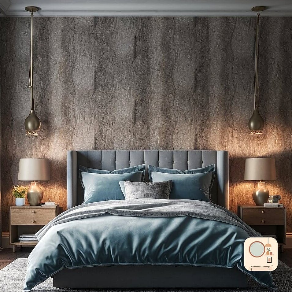 Textured Wallpaper Accent
