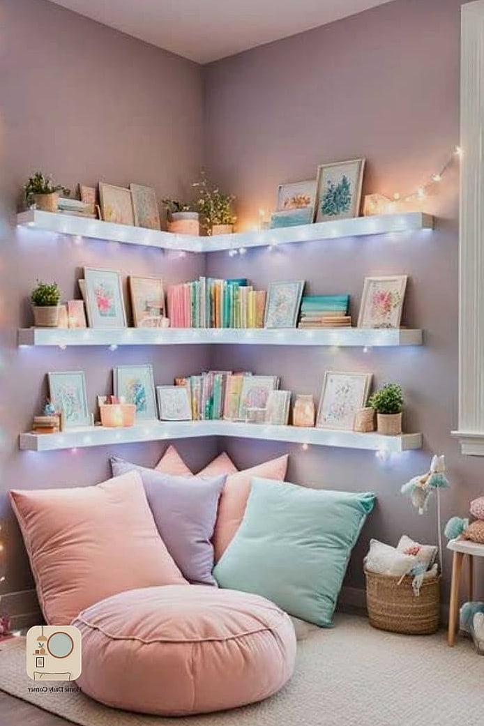 10 Girl Bedroom Designs For Kids Tips From Top Interior Designers 8 Themed Reading Corner