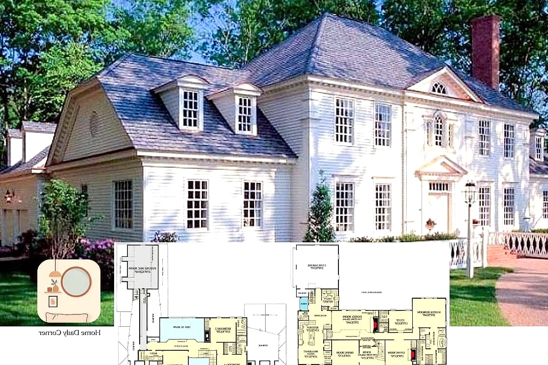 14 2 Bedroom House Plans Ideas From Homes We Absolutely Love 12 Traditional Colonial with a Formal Dining Nook