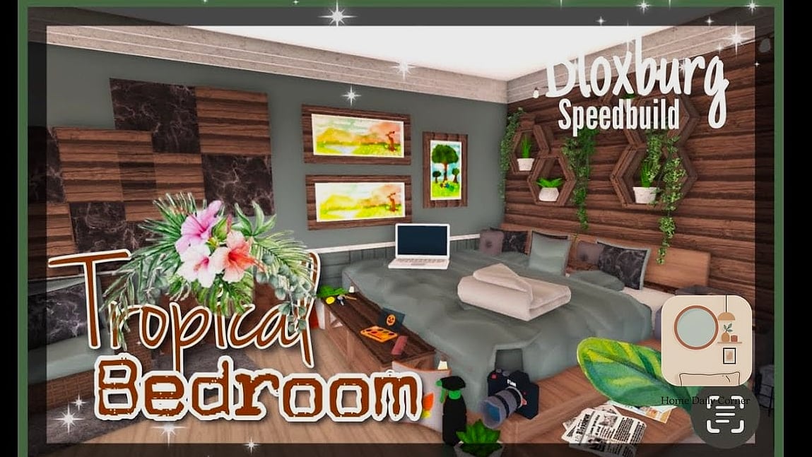 18 Bloxburg Bedroom Ideas Designs You Need to See Right Now 13 Tropical Jungle Bedroom