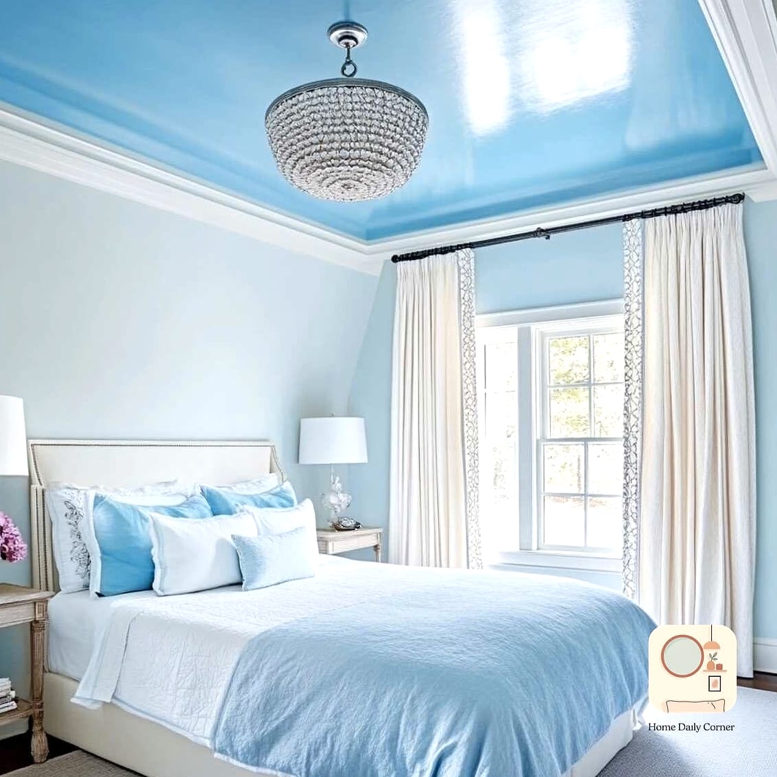 Try Blue Ceiling Paint