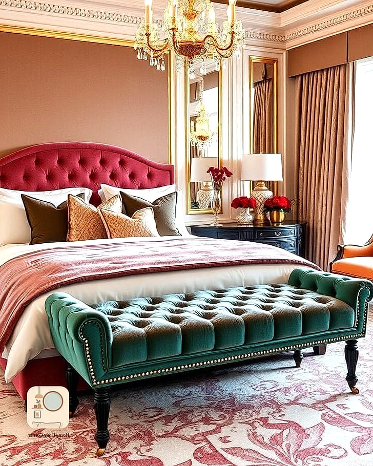 Tufted Bench at the Foot of the Bed