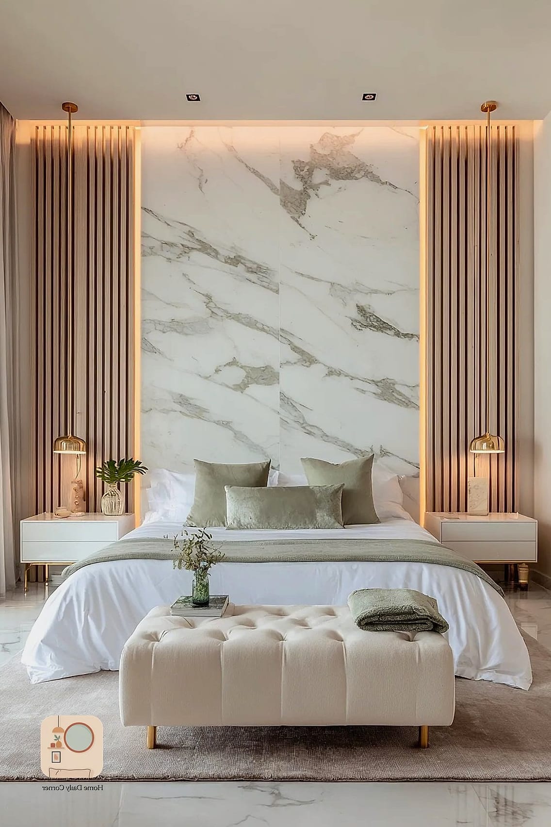 Tufted Bench at the Foot of the Bed