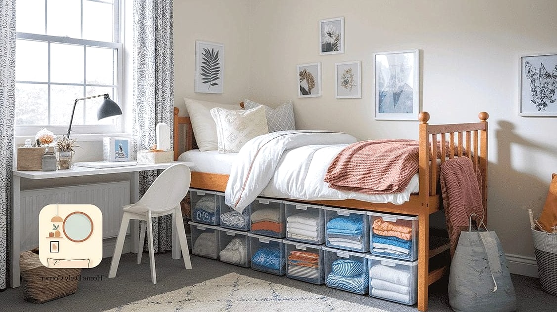 Under-Bed Storage Bins to Reclaim Closet Space