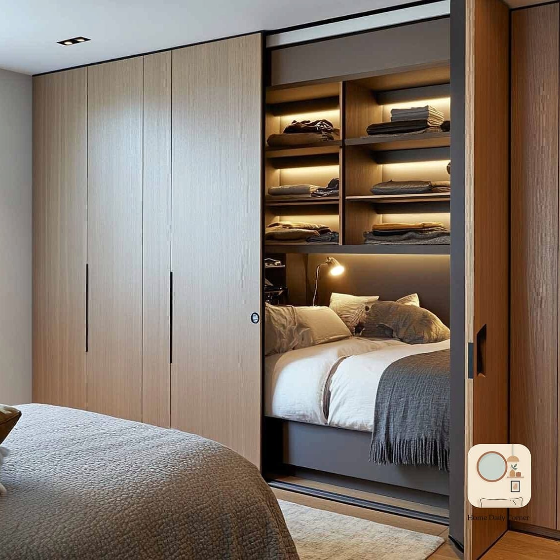 TV Unit with Hidden Storage Drawers