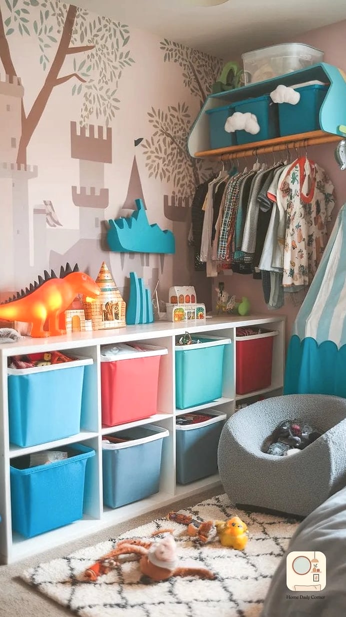 Use Baskets and Bins for Toy Storage