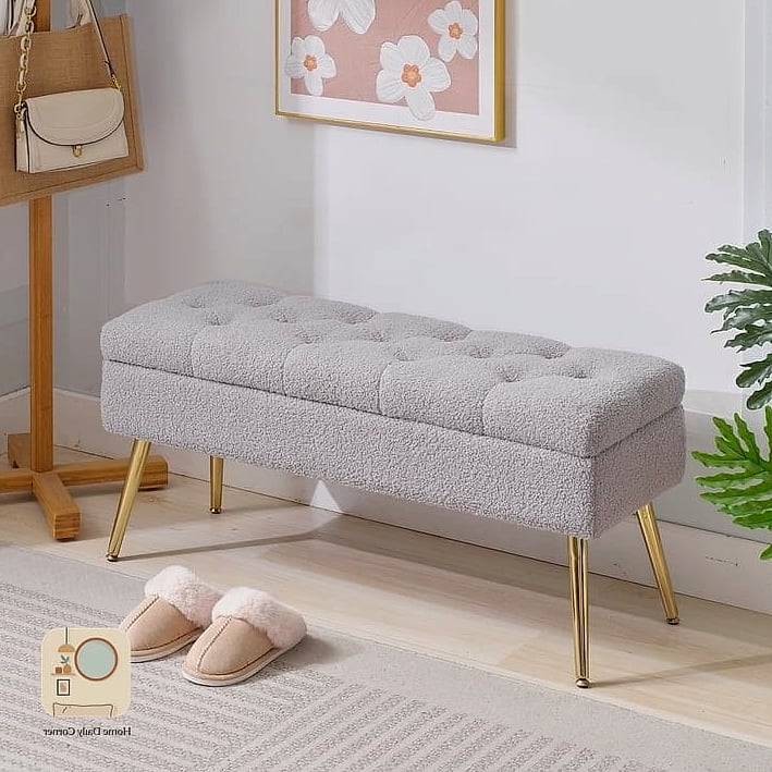 27 Creative Small Bedroom Ideas Ideas You Haven't Seen Before 18 Use a Bench at the Foot of the Bed for Storage