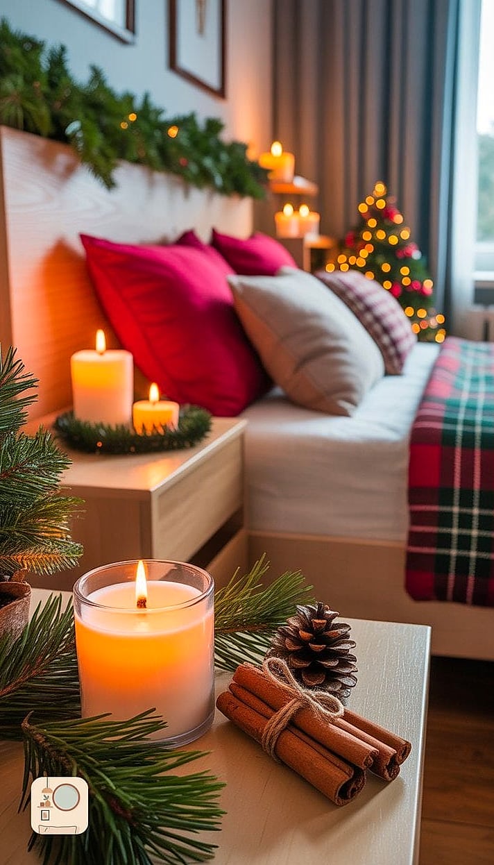 25 Bedroom Christmas Decor Ideas to Steal From Interior Designers 22 Use a Christmas-Scented Room Spray Instead of Candles