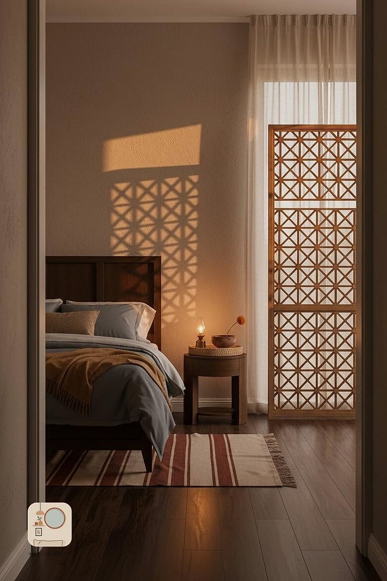 Use Frosted or Textured Glass for Interior Doors