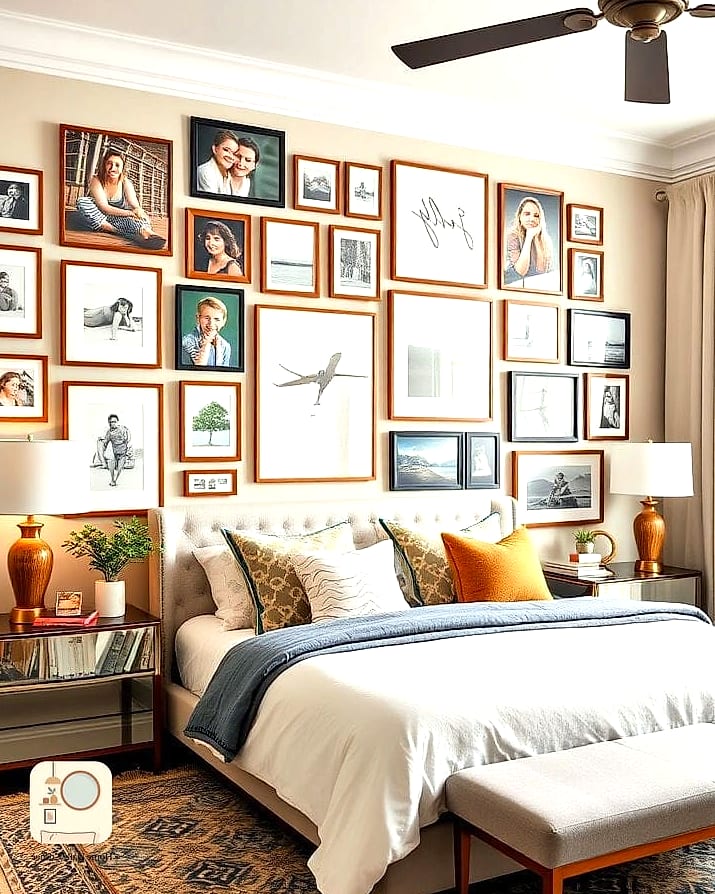 Use a Gallery Wall to Personalize the Space