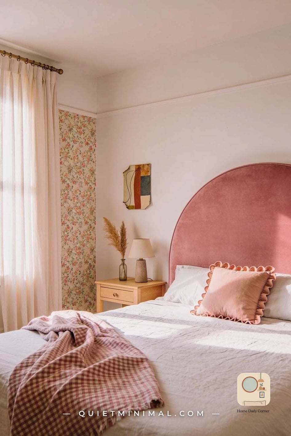 Use Scalloped Trim on Curtains or a Bed Skirt