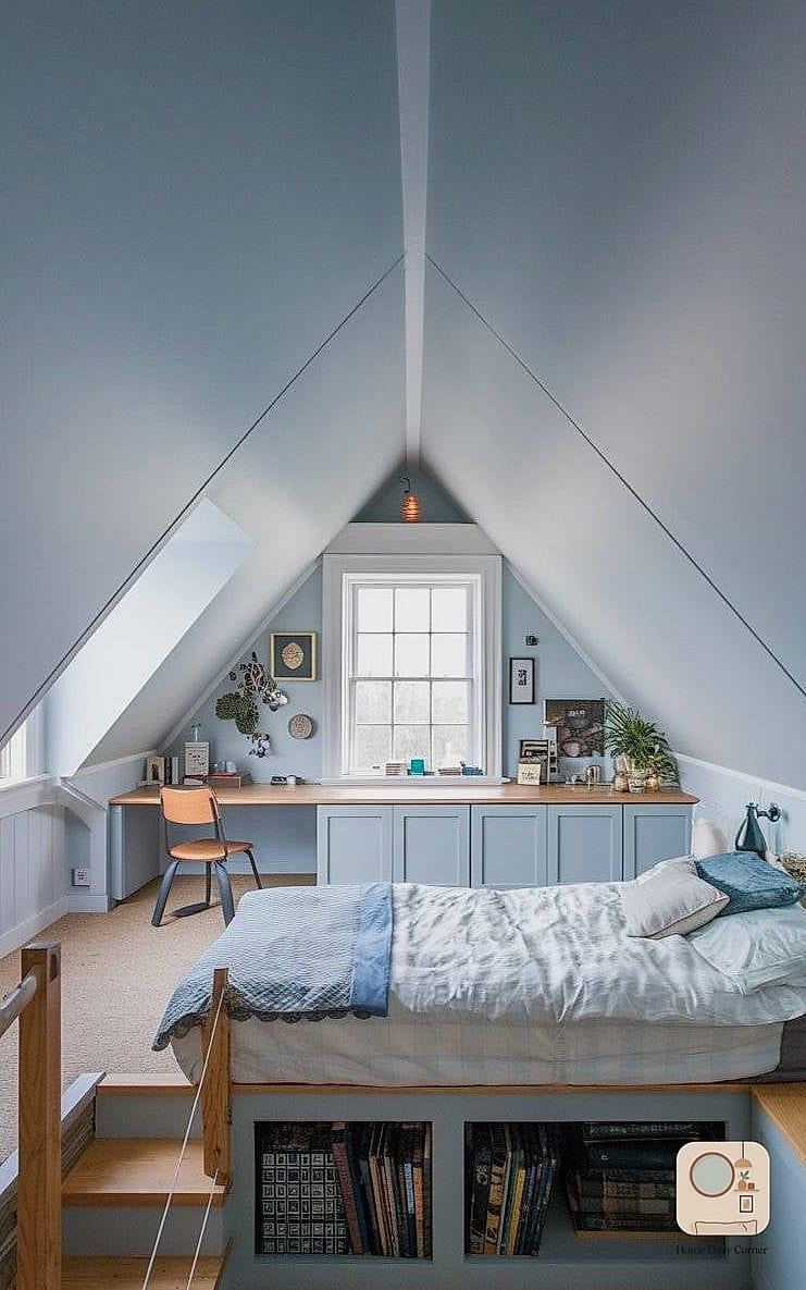 13 Attic Bedroom Ideas Designs That Maximize Style and Function 14 Use Vertical Storage to Maximize Low-Ceiling Areas
