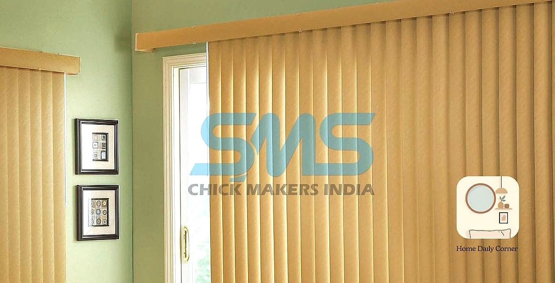 Use Vertical Blinds or Sheer Curtains for a Streamlined Look