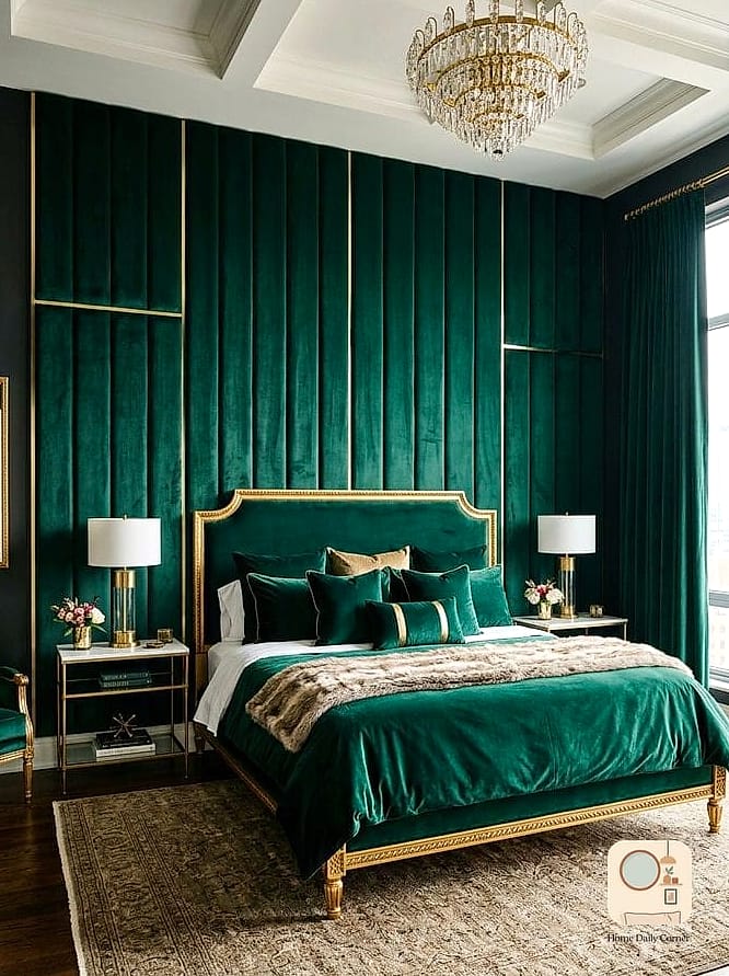 30 Cute Bedroom Ideas Tips From Top Interior Designers 12 Velvet Accent Chair