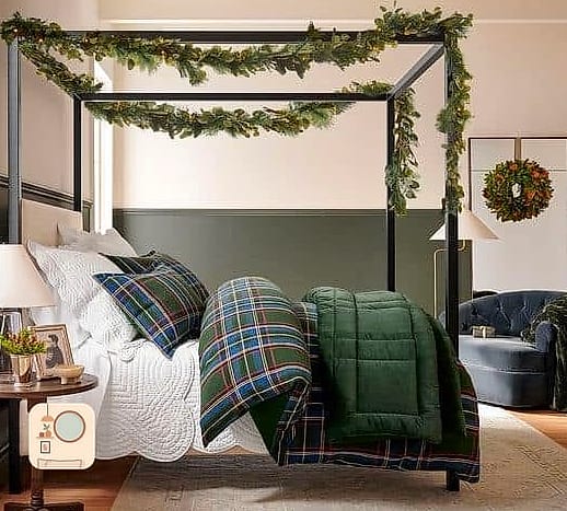 30 Beautiful Holiday Bedroom Decor Inspiration Photos Worth Saving 7 Velvet Throw Pillows in Jewel Tones