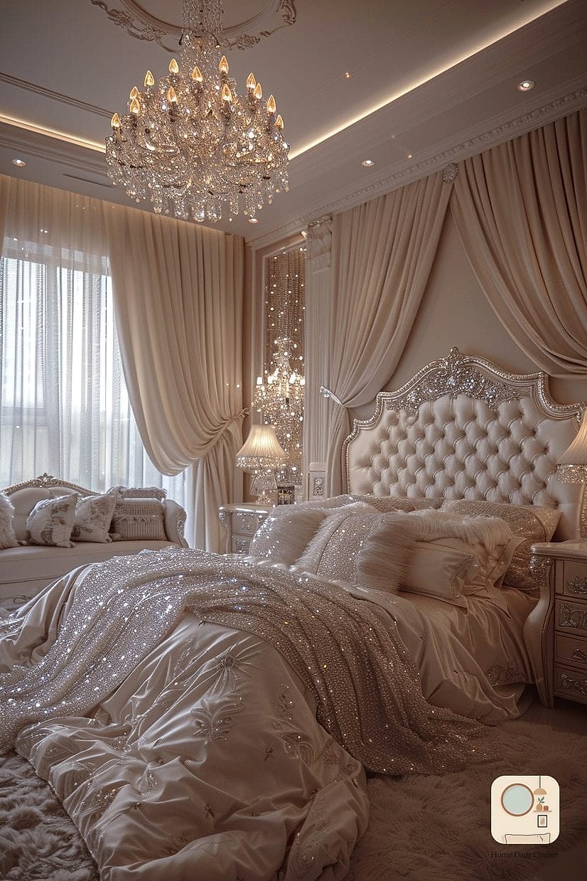 Velvet Upholstered Headboard