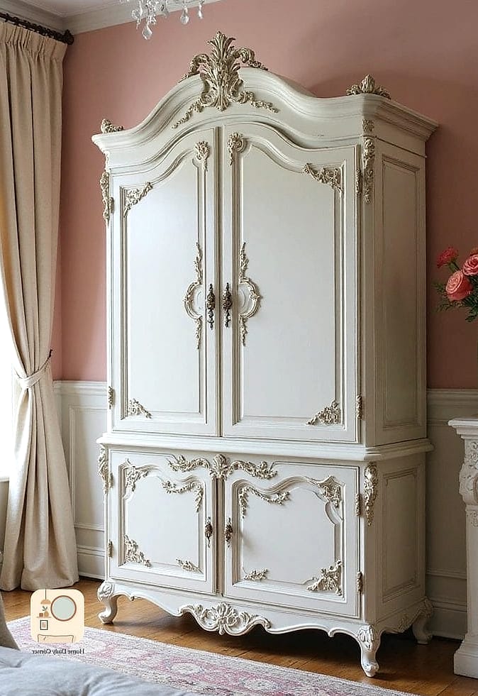Vintage-Inspired Painted Cupboard