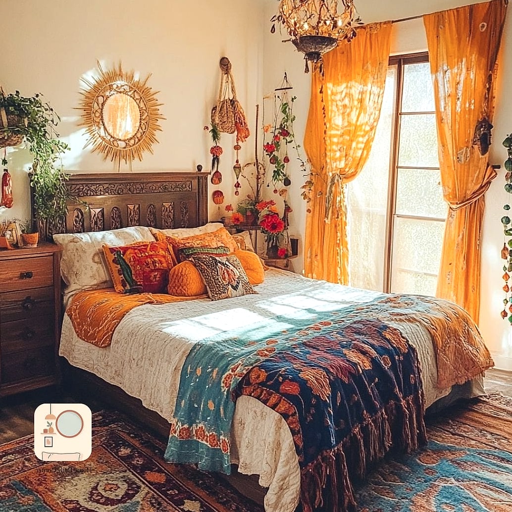 22 Beautiful Bohemian Bedroom Decor Inspiration Photos Worth Saving 12 Vintage or Reclaimed Wood Furniture