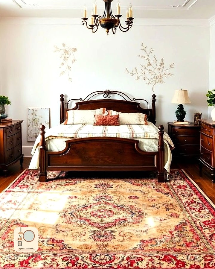 21 Decor Bedroom Designs You Need to See Right Now 10 Vintage Rug Layering