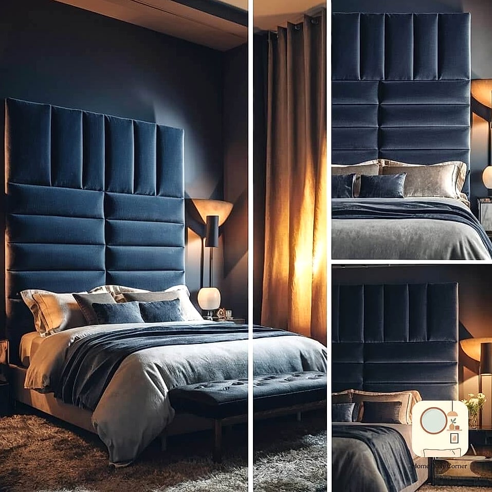 22 Stunning Bedroom Wall Decor Ideas Ideas for Every Budget 18 Wall-Mounted Headboard Alternative