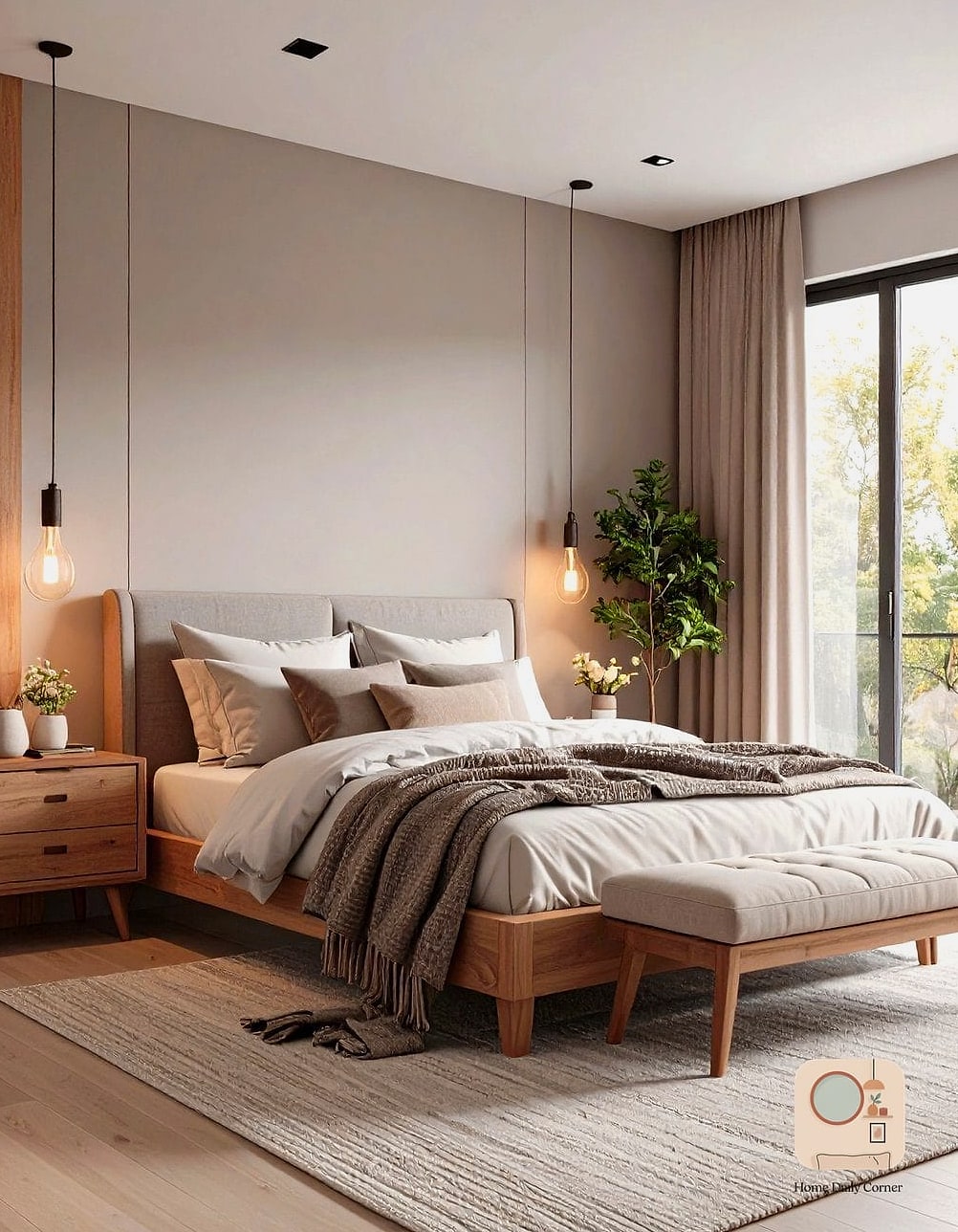 Warm Greige Walls for a Softer Feel