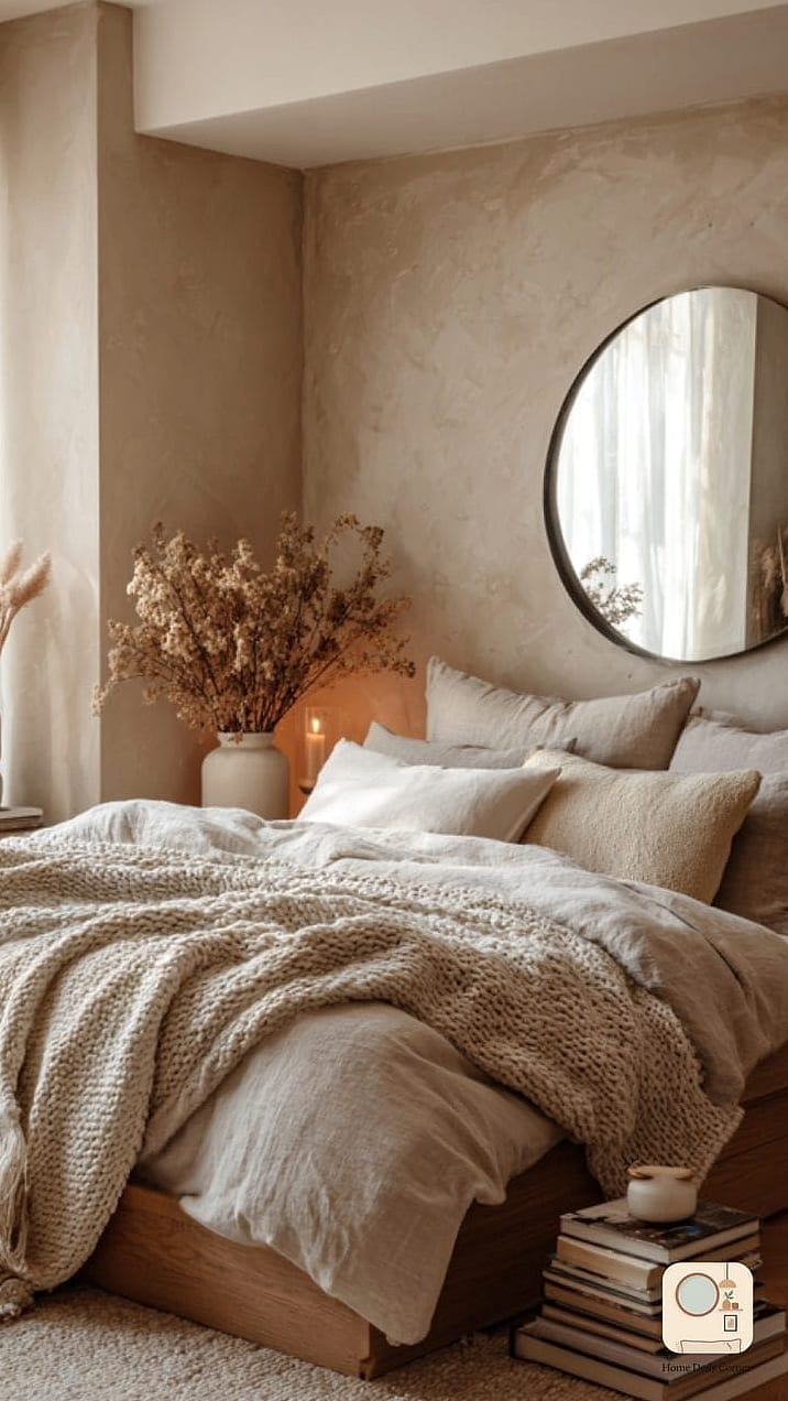 30 Cozy Bedroom Inspiration Boards You'll Want to Copy 2 Warm Neutral Cocoon
