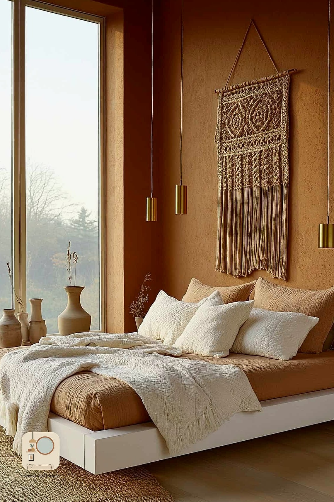 30 Cozy Bedroom Inspiration Boards You'll Want to Copy 13 Warm Terracotta Retreat