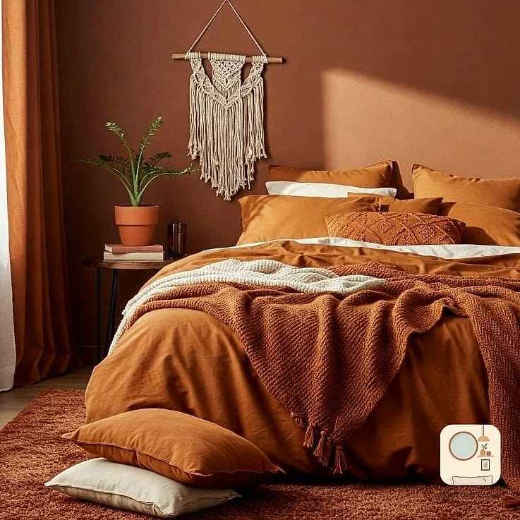 Warm Terracotta and Rust Accents