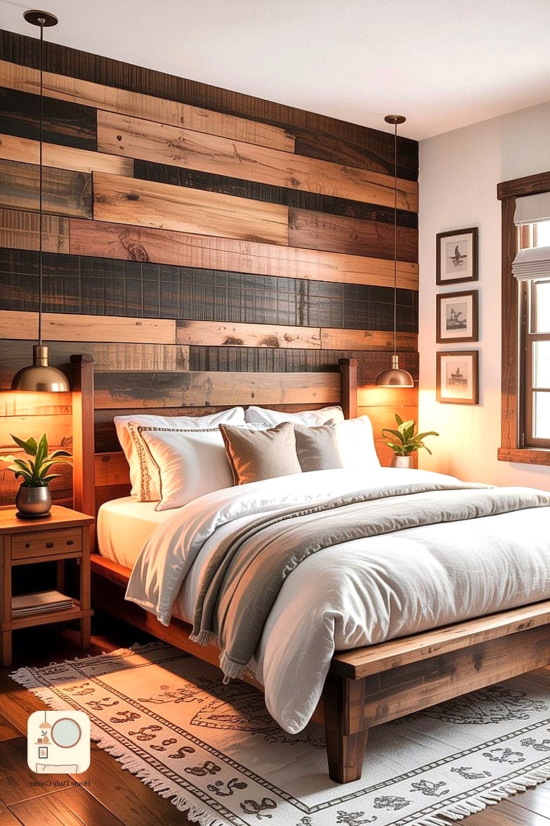 17 Cozy Bedroom Ideas Designs You Need to See Right Now 7 Warm Wood Nightstands with Brass Hardware