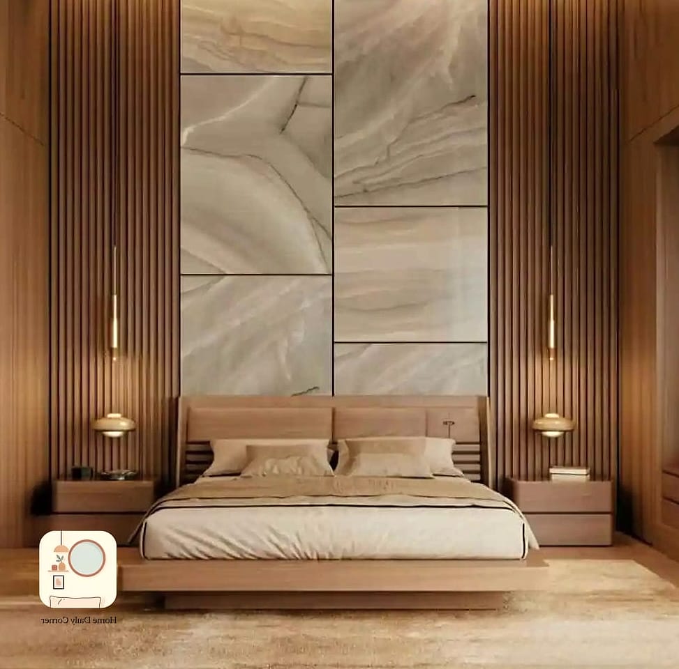 Warm Wood Tones Paired with Cool Whites