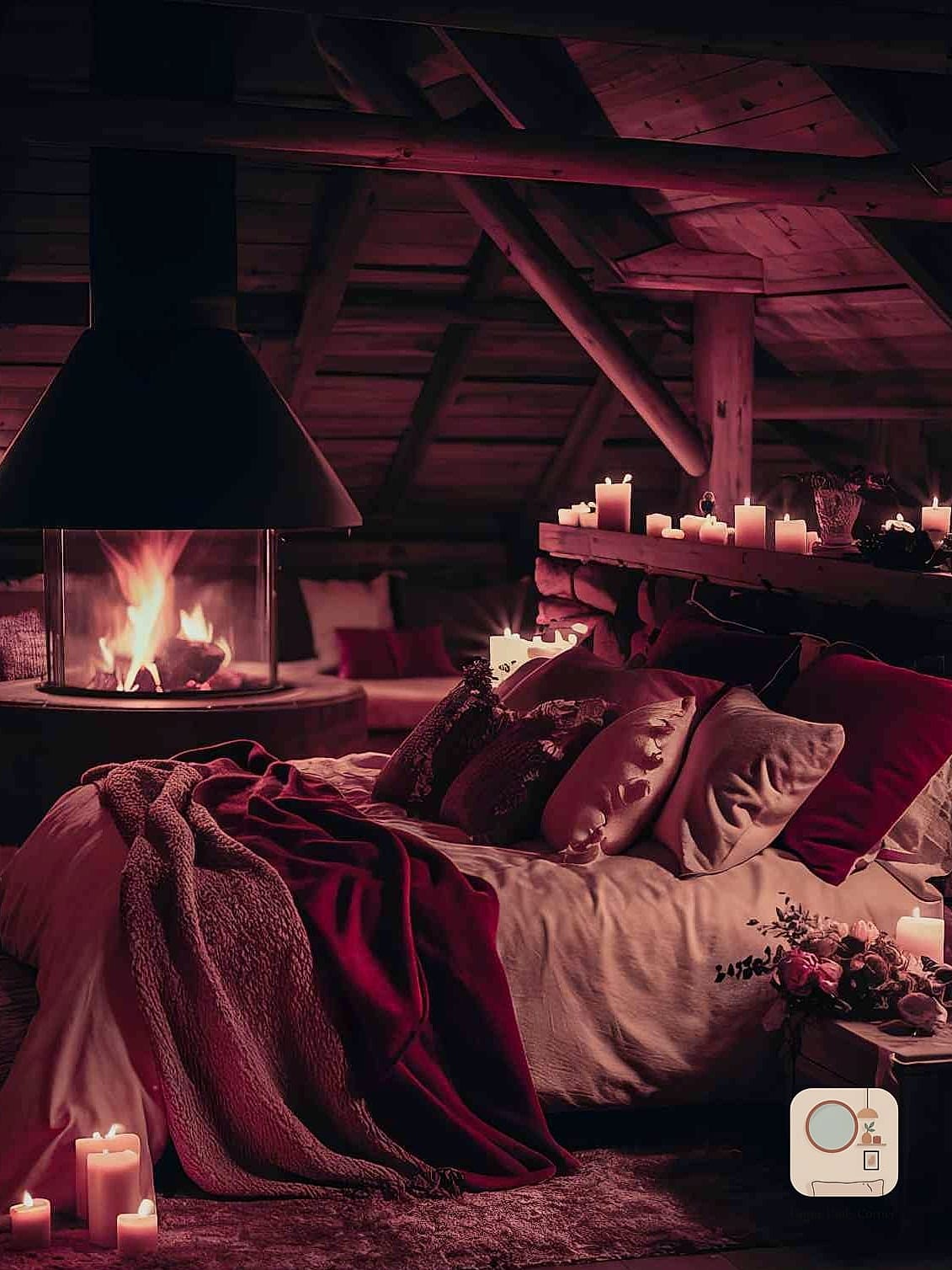 19 Romantic Bedroom Decor Ideas That Work in Any Size Home 4 Warm Wood Tones Paired with Soft Textiles