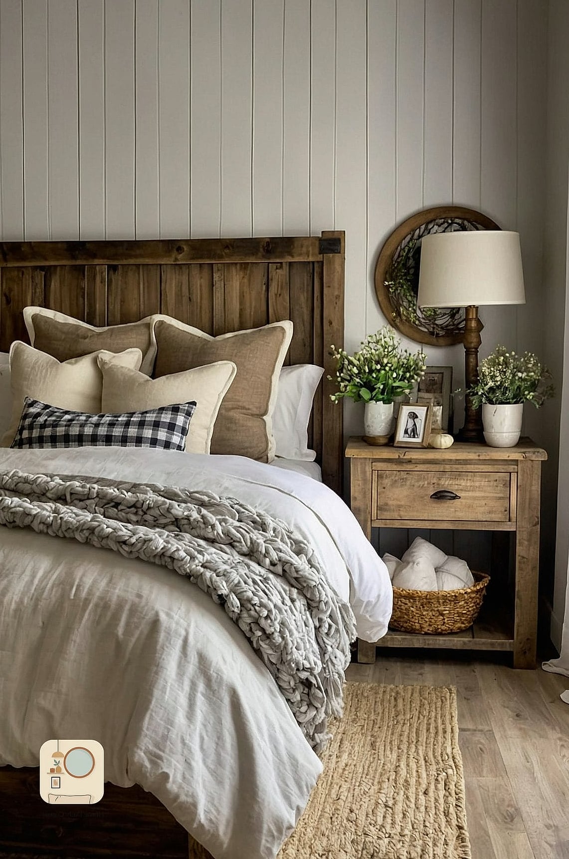 Warm Wood Flooring or Area Rug Layering