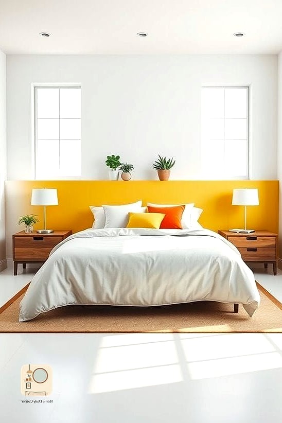 White Walls with a Bold Ceiling or Trim