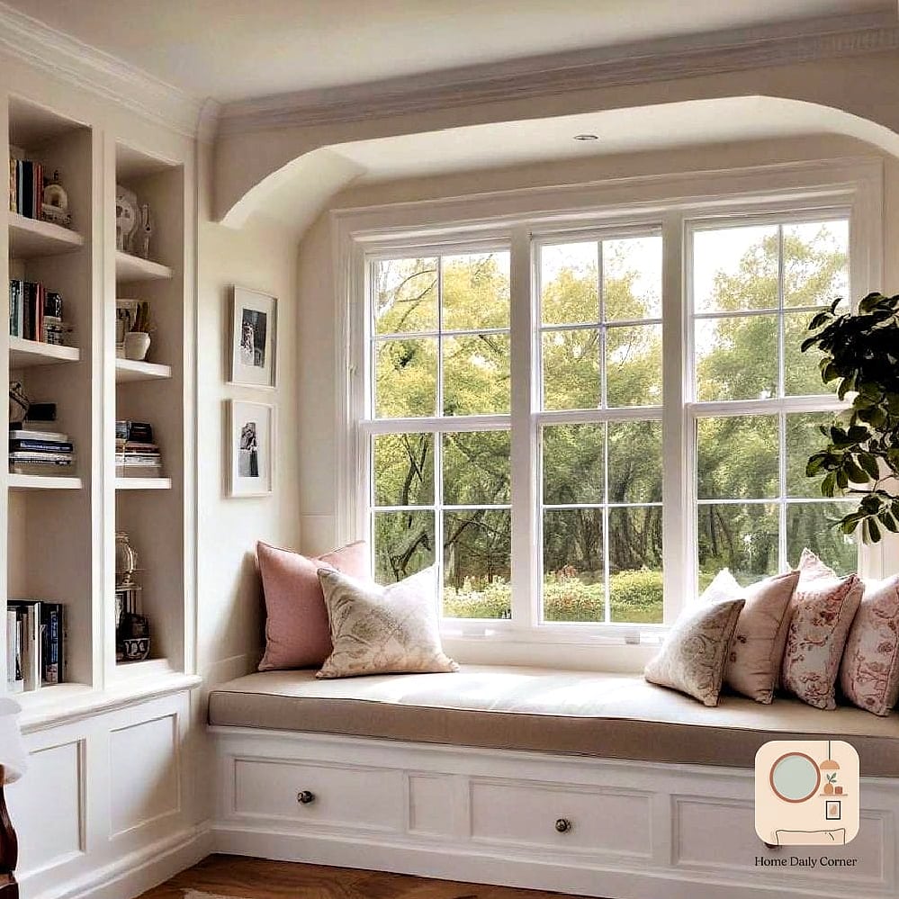 Window Seat or Cozy Bench at the Foot of the Bed