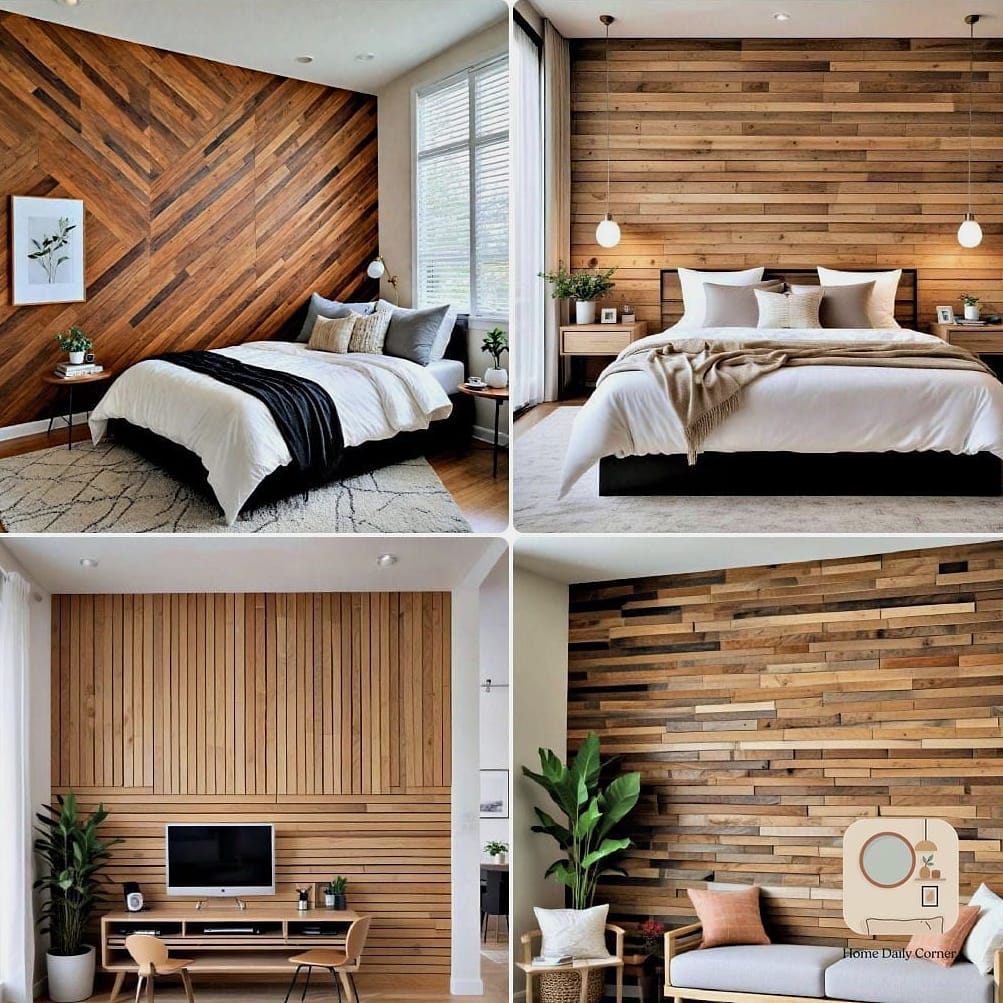 Wood Accents to Warm Up an All-White Room