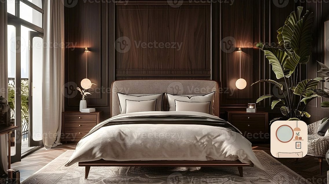 Wood Paneled Accent Wall