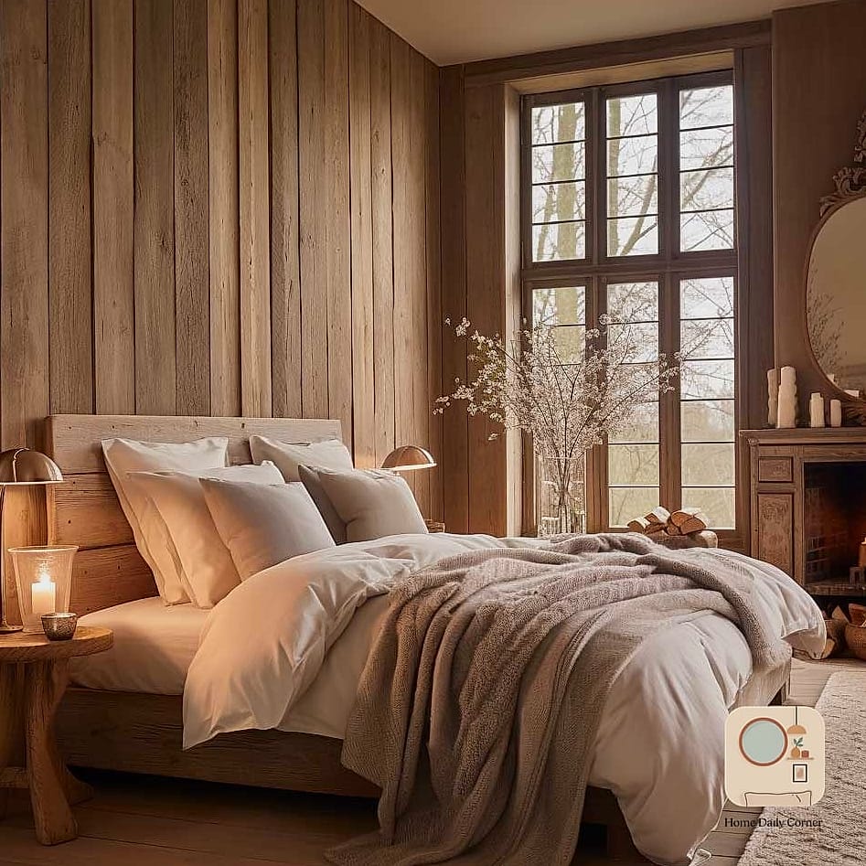 Wood Paneling or Wainscoting Accent Wall