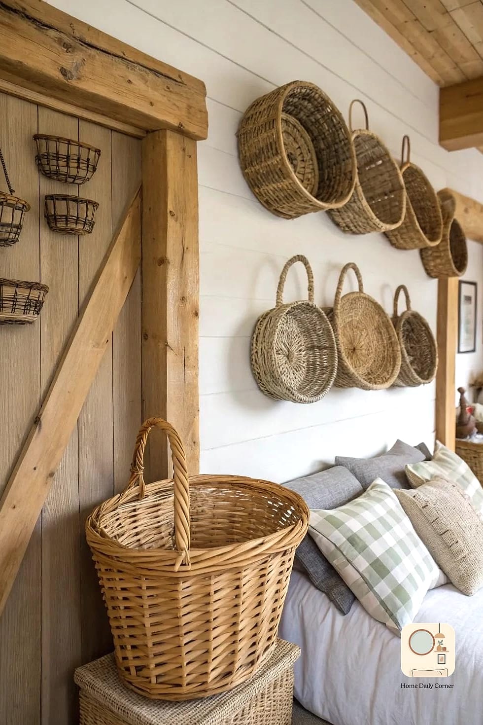 Woven Baskets for Extra Storage