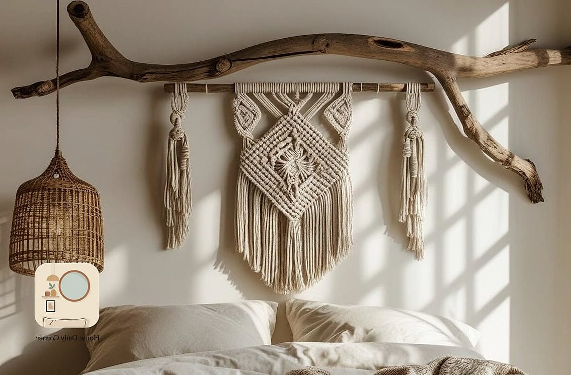 22 Stunning Bedroom Wall Decor Ideas Ideas for Every Budget 3 Woven Wall Hanging